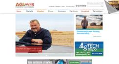 Desktop Screenshot of agweb.com